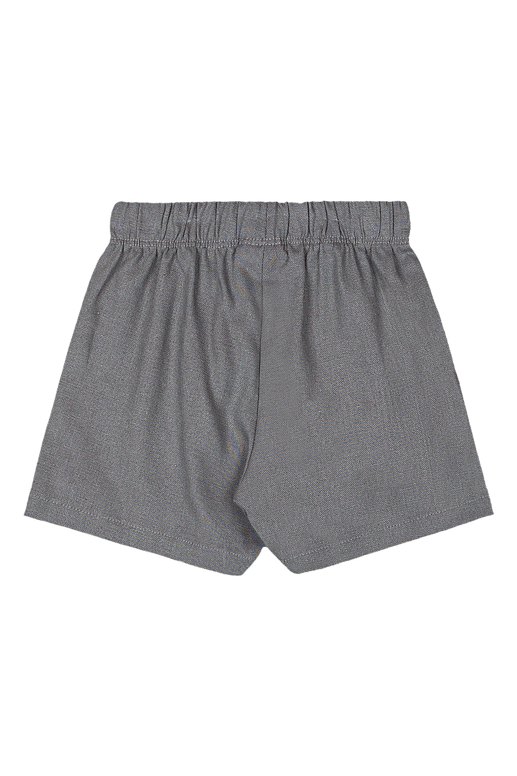 Conjunto Bebê Menino com Camiseta Estampada e Bermuda (Azul) Quimby - Imagem 20